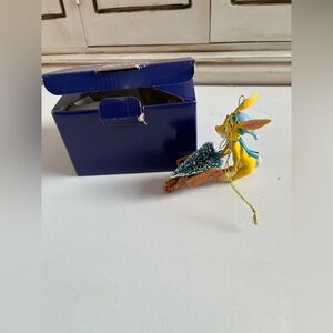 Vintage Disney's President's Edition Winnie The Pooh Rabbit Ornament w/ Box